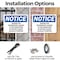 Signmission Reward For Information Leading To The Prosecution, 10 in W x Rectangle, Plastic OS-2PACK-NS-P-710-L-18103 - alternate 8
